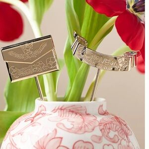 {Anthropologie} Metal Bouquet & Pot Picks